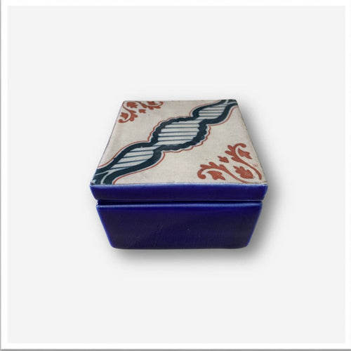 Caja de cerámica decorativa con tapa, tarro de cerámica hecho a mano, caja  de cerámica turca, caja decorativa, caja de keepsake, caja de  almacenamiento, caja de regalo -  España
